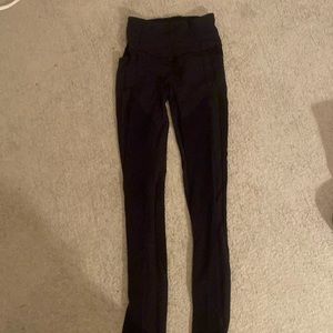 Lululemon Black Pocket Leggings Size 2